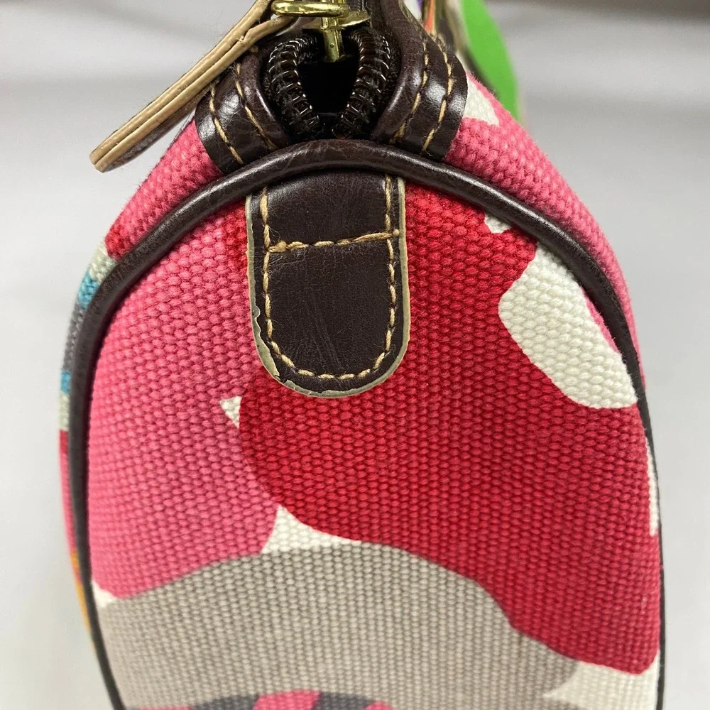 Vintage Victoria's Secret Canvas Satchel Purse Floral